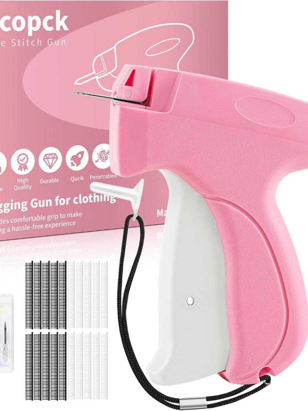Stitch Gun for Clothes - Handheld Stitch Gun Quick Clothing Fixer - Tagging Gun